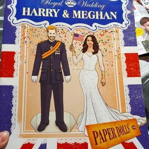 NWT Harry & Meghan Paper Dolls Book